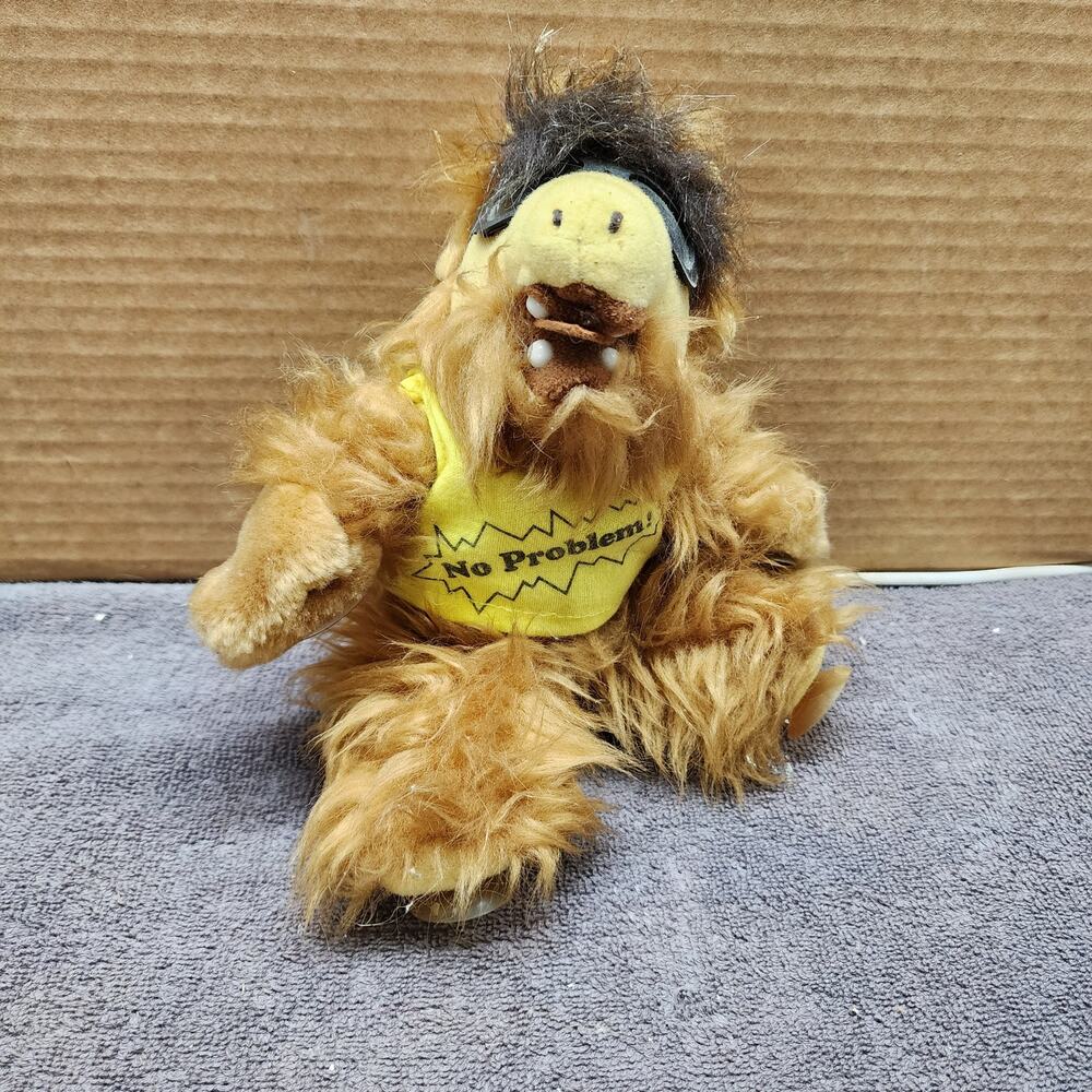 Vintage Plush Alf No Problem with suction cups b51
